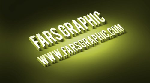 دانلود فایل لایه باز موکاپ لوگو سه بعدی در رنگ های مختلف
