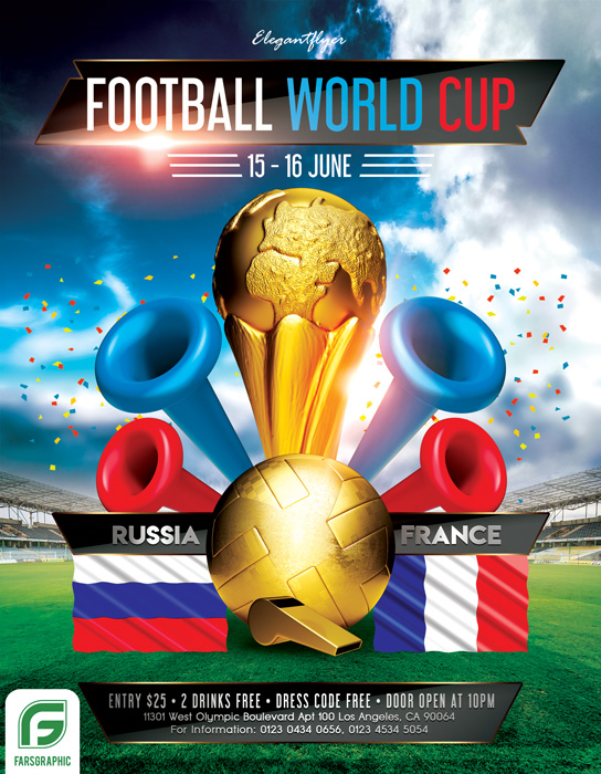 دانلود فایل لایه باز پوستر بازی های جام جهانی