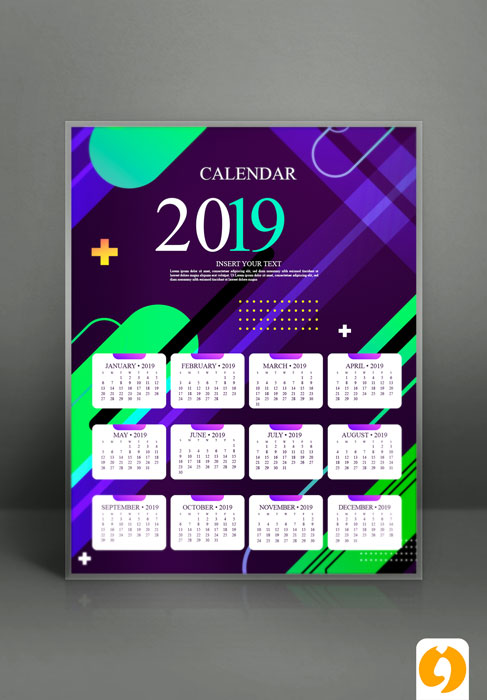 تقویم لایه باز سال 2019