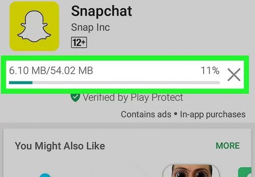 آموزش دانلود و نصب اپلیکیشن Snapchat