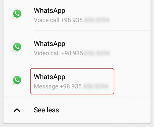 آموزش ایجاد Saved Messages در Whatsapp