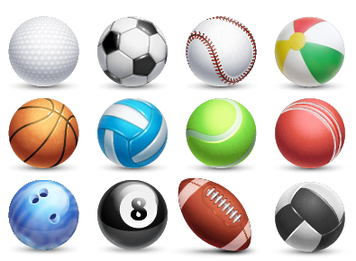 دانلود مجموعه توپ های ورزشی