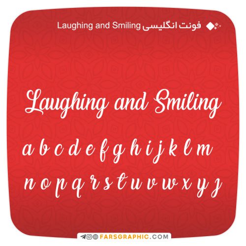 فونت انگلیسی Laughing and Smiling