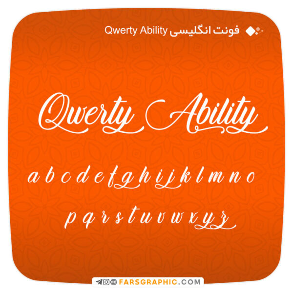 فونت انگلیسی Qwerty Ability