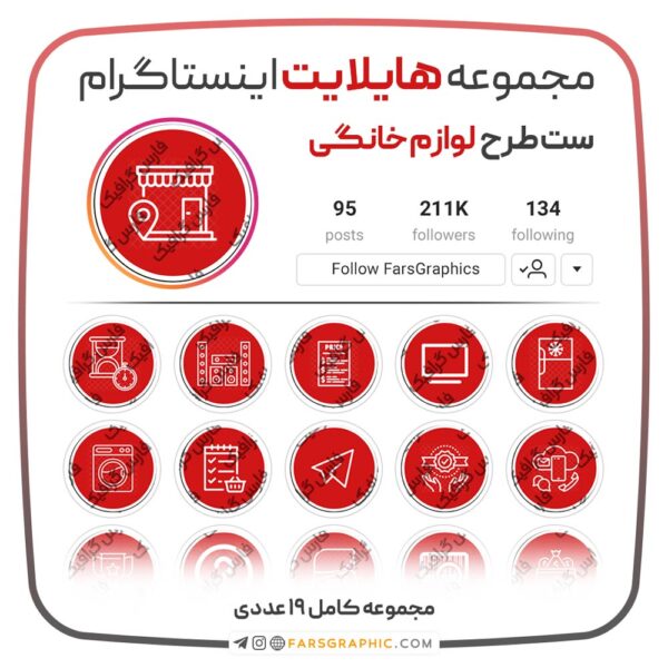 مجموعه کاور هایلایت لوازم خانگی