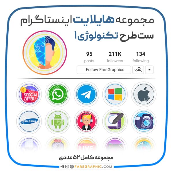 مجموعه کاور هایلایت تکنولوژی 1