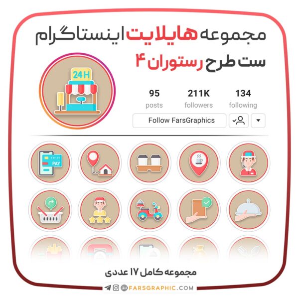 مجموعه کاور هایلایت رستوران 4