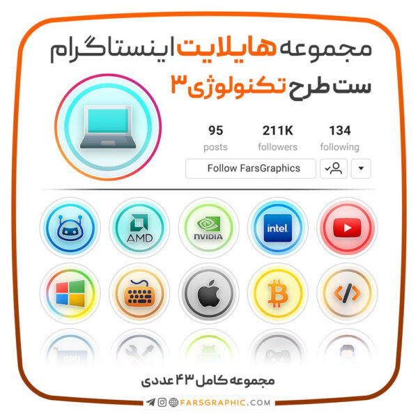 مجموعه کاور هایلایت تکنولوژی 3